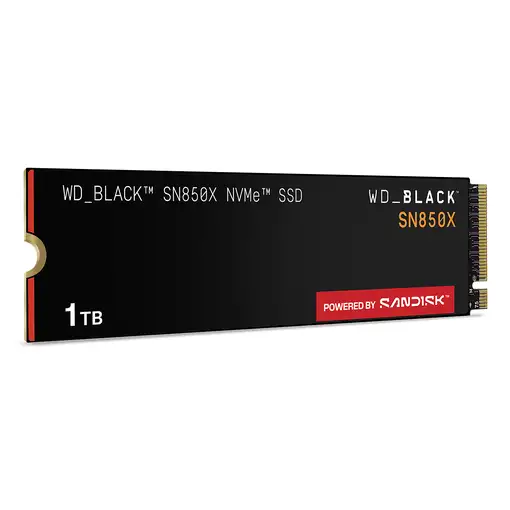 Western Digital Black WD_BLACK SN850X NVMe 1 TB M.2 PCI Express 4.0