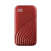 Western Digital My Passport 500 GB USB Tipo C 3.2 Gen 2 (3.1 Gen 2) Rojo
