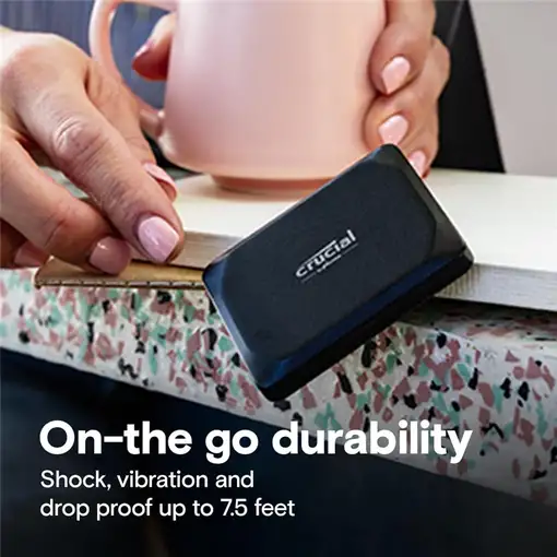 Crucial X9 2 TB USB Tipo C 3.2 Gen 2 (3.1 Gen 2) Negro