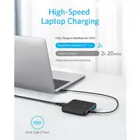 Anker 543 Powerport Atom III Universal Negro Carga rápida Interior