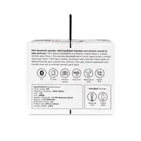 Mini altavoz Bluetooth 5W y tarjeta TF negro