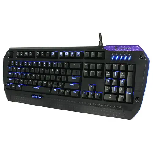 Tesoro Lobera teclado Juego USB AZERTY Negro