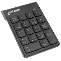 Manhattan 178846 teclado numérico Portátil/PC RF inalámbrico Negro
