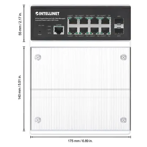 Intellinet 508278 switch Gestionado L2+/L3 Gigabit Ethernet (10/100/1000) Energía
