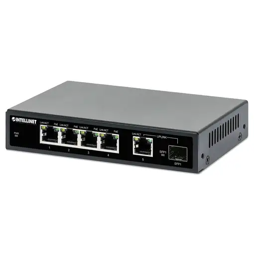 Intellinet 561822 switch Gigabit Ethernet (10/100/1000) Energía sobre Ethernet (Po Intellinet 561822 switch Gigabit Ethernet (10/100/1000) Energía sobre Ethernet (Po