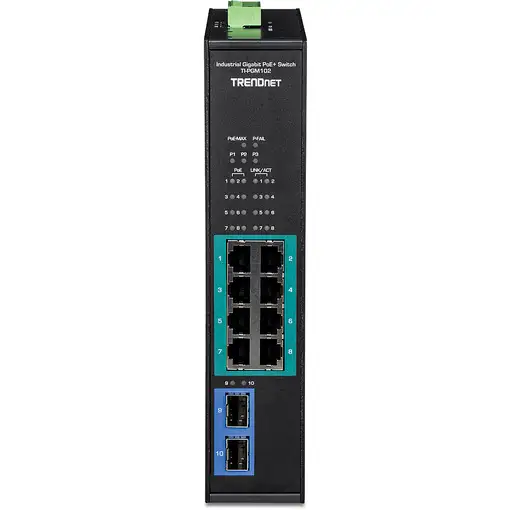 Trendnet TI-PGM102 switch Gigabit Ethernet (10/100/1000) Energía sobre Ethernet (P