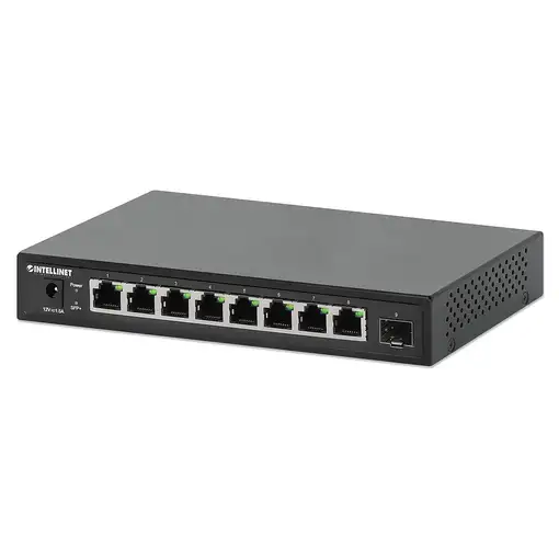 Intellinet 562096 switch No administrado 2.5G Ethernet (100/1000/2500) Negro
