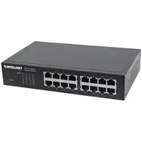Intellinet 561068 switch No administrado L2 Gigabit Ethernet (10/100/1000) 1U Negr