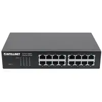 Intellinet 561068 switch No administrado L2 Gigabit Ethernet (10/100/1000) 1U Negr