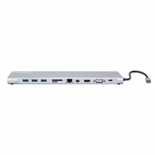 Manhattan Docking Station USB-C 11 en 1 con MST para tres monitores