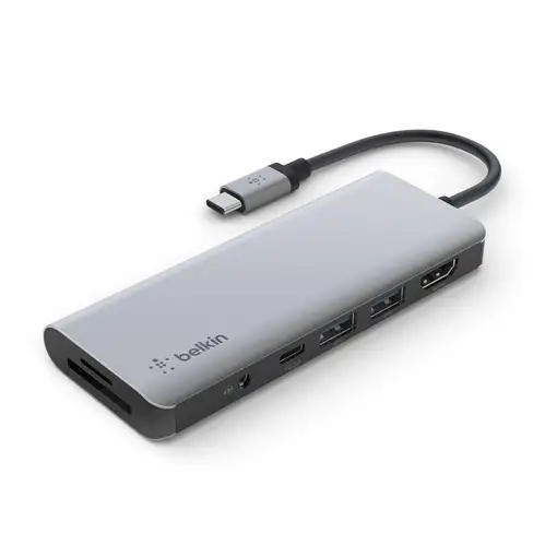 Belkin AVC009btSGY USB 3.2 Gen 1 (3.1 Gen 1) Type-C Plata