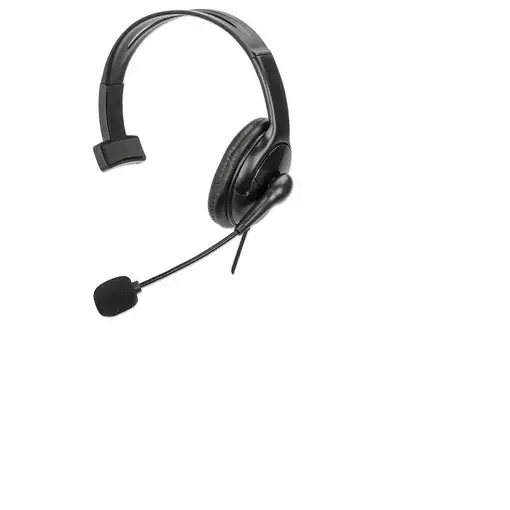 Manhattan 180849 auricular y casco Auriculares Alámbrico Diadema Oficina/Centro de