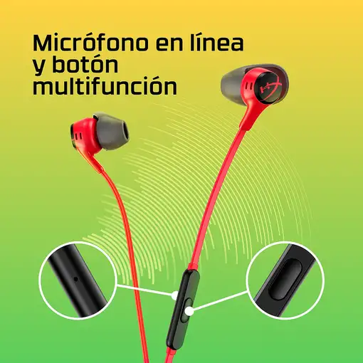 Auriculares en la nube HyperX II (color negro)