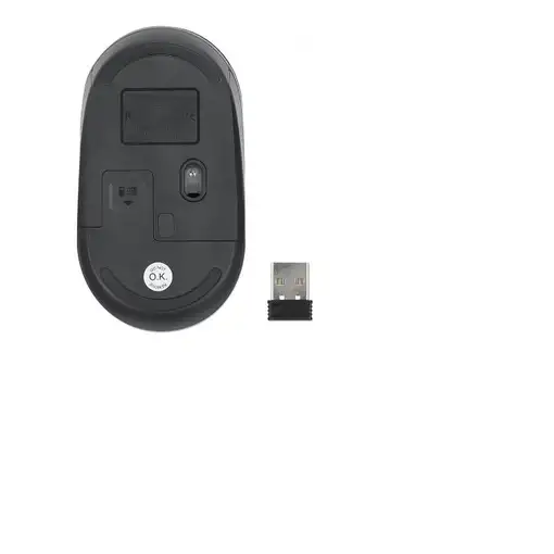 Manhattan 190145 ratón Oficina Ambidextro RF inalámbrico Óptico 1000 DPI