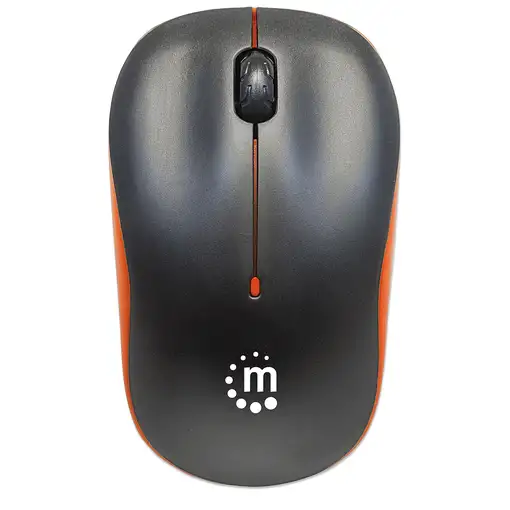 Manhattan 179409 ratón Oficina Ambidextro RF inalámbrico Óptico 1000 DPI