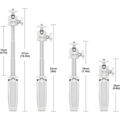 Trípode Extensible 2-en-1 Portátil Ajustable Antideslizante