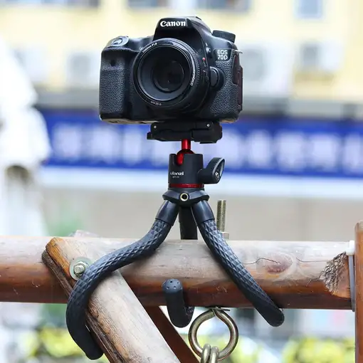 Trípodei MT-11 Vlogging Portátil Soporte Móvil y Cámara DSLR
