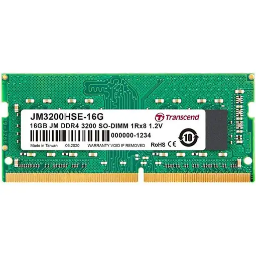 Transcend JetRam JM3200HSE-16G módulo de memoria 16 GB 1 x 16 GB DDR4 3200 MHz