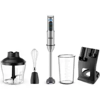 Batidora de mano inox, 2000 W, con vaso, picadora, varilla, BM-2000SET GRUNKEL