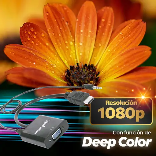 Manhattan Convertidor HDMI a VGA