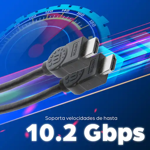 Manhattan Cable HDMI de Alta Velocidad con Canal Ethernet
