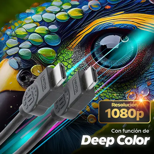 Manhattan Cable HDMI de Alta Velocidad con Canal Ethernet