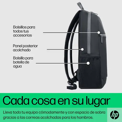 HP Mochila para ordenador portátil de 15,6 pulgadas