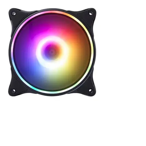 Hiditec N18 ARGB Carcasa del ordenador Ventilador 12 cm Negro