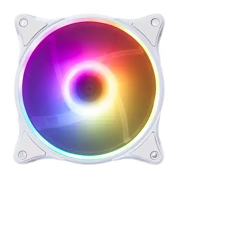 Hiditec N18 ARGB Carcasa del ordenador Ventilador 12 cm Blanco