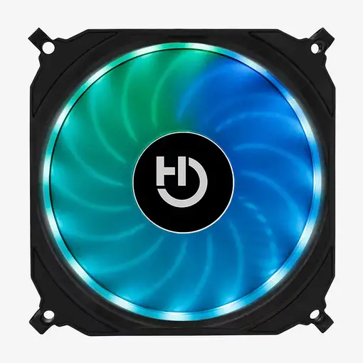 Hiditec N10 Carcasa del ordenador Ventilador 12 cm Negro 1 pieza(s)