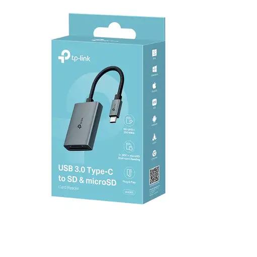 TP-Link UA430C lector de tarjeta USB 3.2 Gen 1 (3.1 Gen 1) Type-C Gris