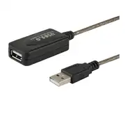 Savio CL-76 cable USB USB 2.0 5 m USB A Negro