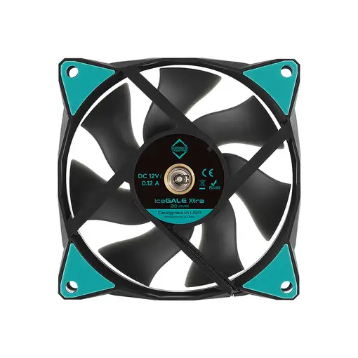 Iceberg Thermal IceGALE Xtra Carcasa del ordenador Ventilador 8 cm Negro 1 pieza(s