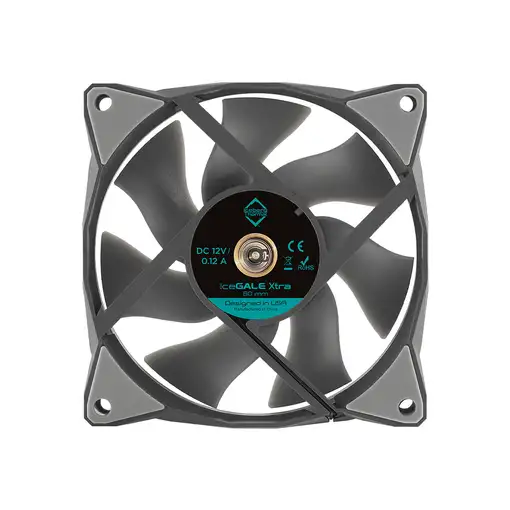 Iceberg Thermal IceGALE Xtra Carcasa del ordenador Ventilador 8 cm Gris 1 pieza(s)