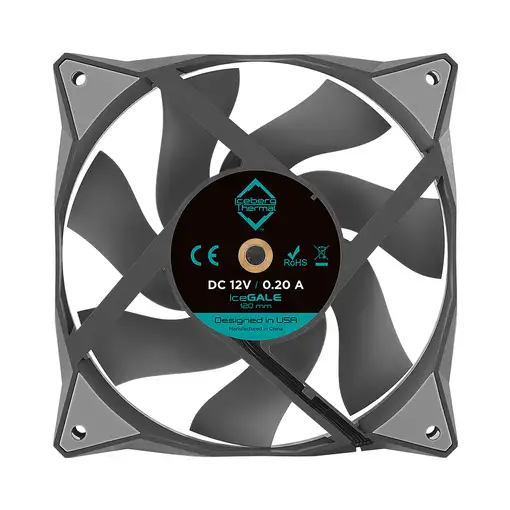 Iceberg Thermal IceGALE Carcasa del ordenador Ventilador 12 cm Gris 1 pieza(s)