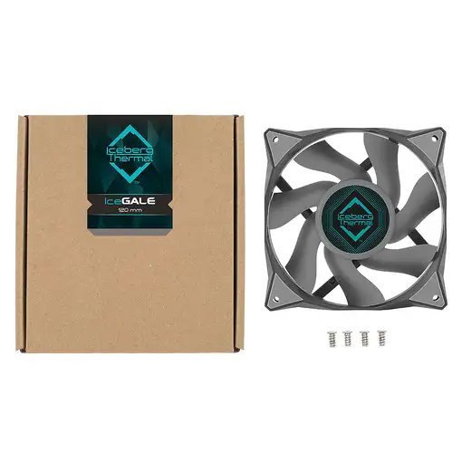 Iceberg Thermal IceGALE Carcasa del ordenador Ventilador 12 cm Gris 1 pieza(s)