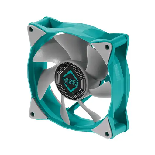 Iceberg Thermal IceGALE Xtra Carcasa del ordenador Ventilador 8 cm Verde azulado 1