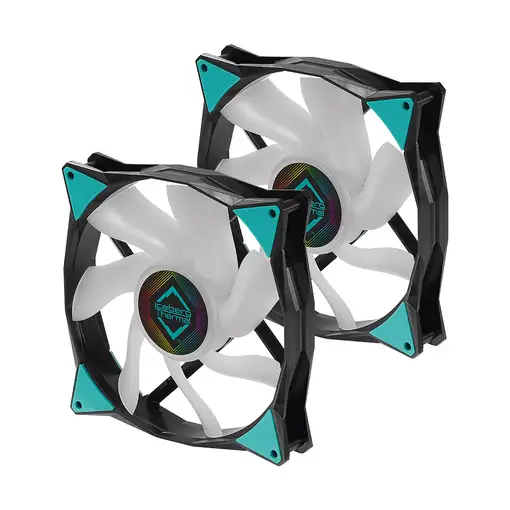 Iceberg Thermal IceGALE ARGB Carcasa del ordenador Ventilador 14 cm Negro 2 pieza(