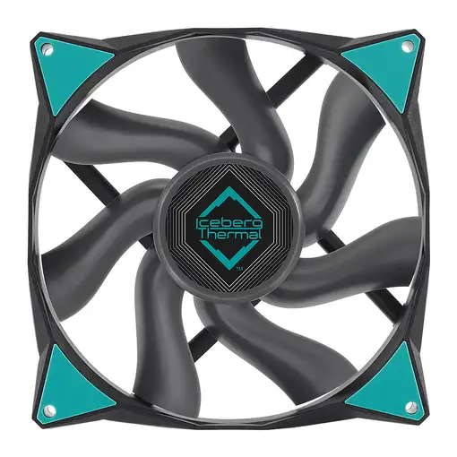 Iceberg Thermal IceGALE Xtra Carcasa del ordenador Ventilador 14 cm Negro 1 pieza(