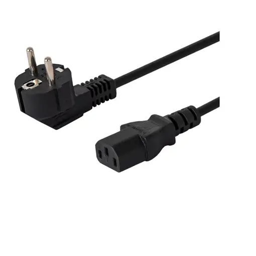 Savio CL-98 cable de transmisión Negro 1,8 m IEC C13 Enchufe tipo E