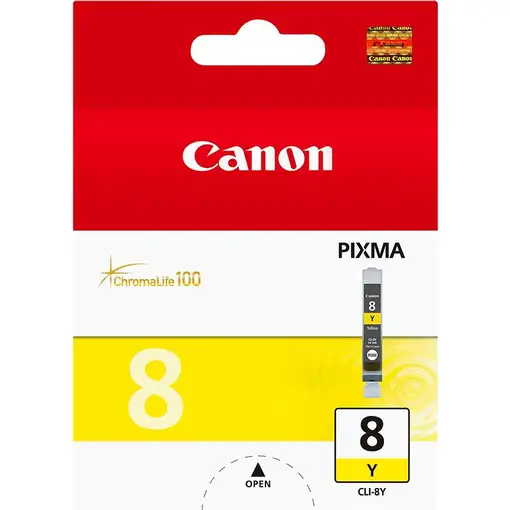 Tinta canon amarillo cli-8y 0623b001 13ml