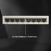 Lindy 25045 switch Gestionado Gigabit Ethernet (10/100/1000) Energía sobre Etherne