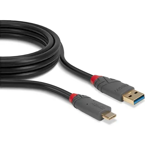 Lindy 36912 cable USB USB 3.2 Gen 2 (3.1 Gen 2) 1,5 m USB C USB A Negro, Gris