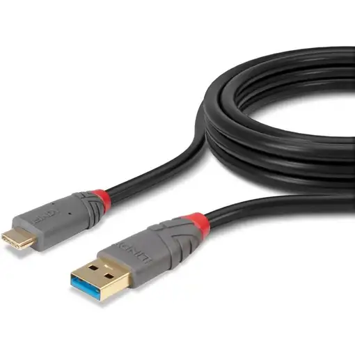 Lindy 36912 cable USB USB 3.2 Gen 2 (3.1 Gen 2) 1,5 m USB C USB A Negro, Gris