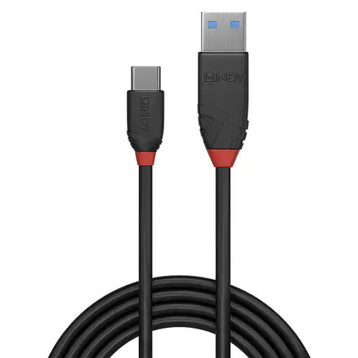 Lindy 36915 cable USB USB 3.2 Gen 1 (3.1 Gen 1) 0,5 m USB A USB C Negro