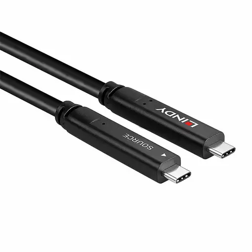 Lindy 43399 cable USB USB 3.2 Gen 1 (3.1 Gen 1) 15 m USB C Negro