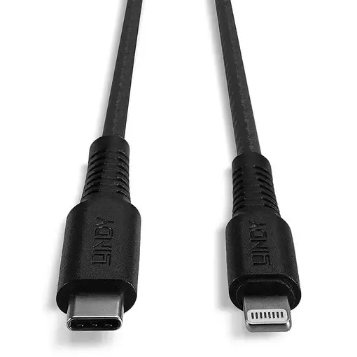 Lindy 31287 cable de conector Lightning 2 m Negro