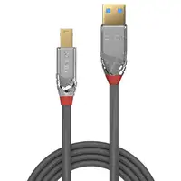 Lindy 36663 cable USB USB 3.2 Gen 1 (3.1 Gen 1) 3 m USB A USB B Gris