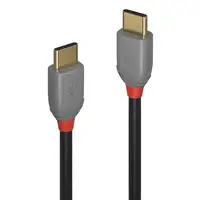Lindy 36872 cable USB USB 2.0 2 m USB C Negro, Gris