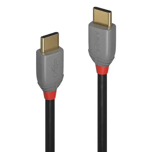 Lindy 36872 cable USB USB 2.0 2 m USB C Negro, Gris